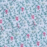 Powder-Blue Floral