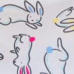 Tumbling Bunny White
