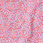 Coral Ditsy Floral