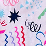 Confetti Party White