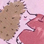 Sweet Hedgehog Peach